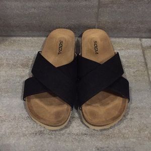 Soda slip on sandal